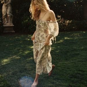 Doen Vetiver Dress in Salt Summer Floral